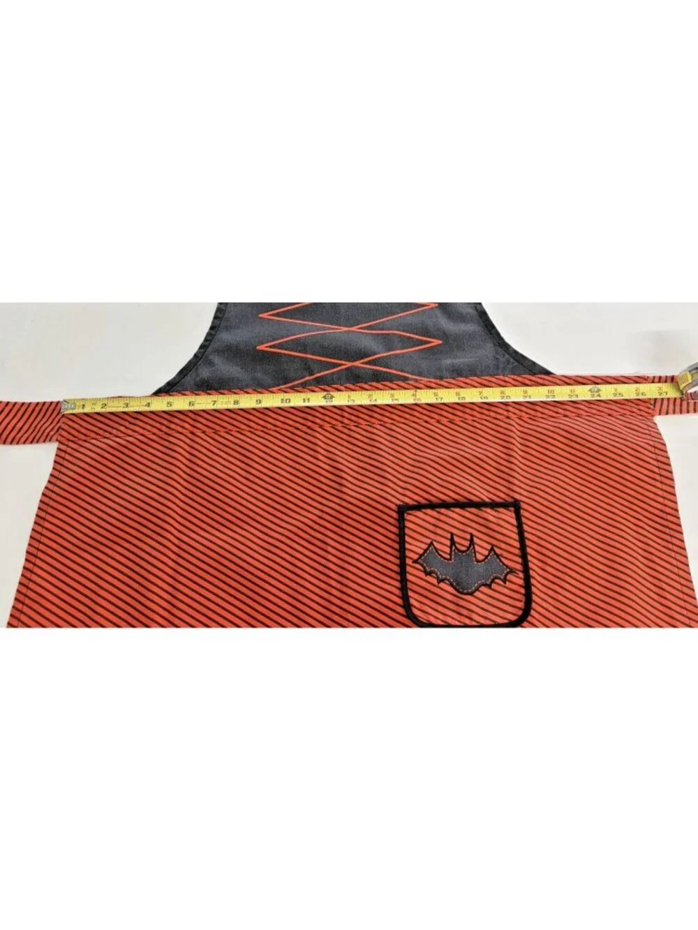 Vintage Kmart Halloween Bat Witch Apron Pocket Witchycore Fall Retro Kitchen